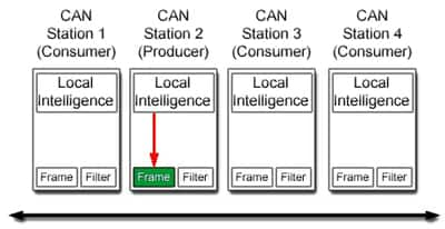 The CAN network structure